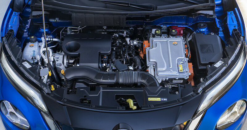 Nissan Juke hibrid motorja